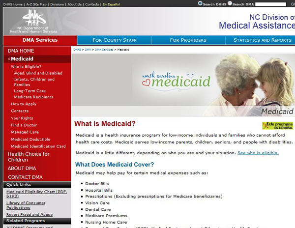 North Carolina Rx Assistance Programs  State Rx Plans