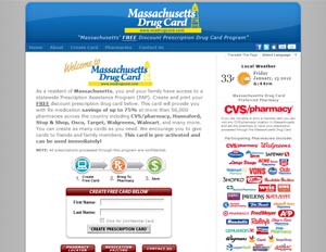 Massachusetts Drug Card