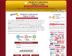 North Carolina Drug Card