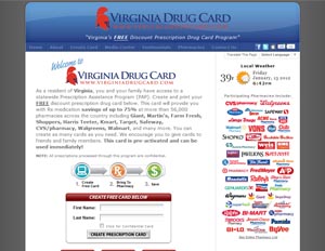 Virginia Drug Card