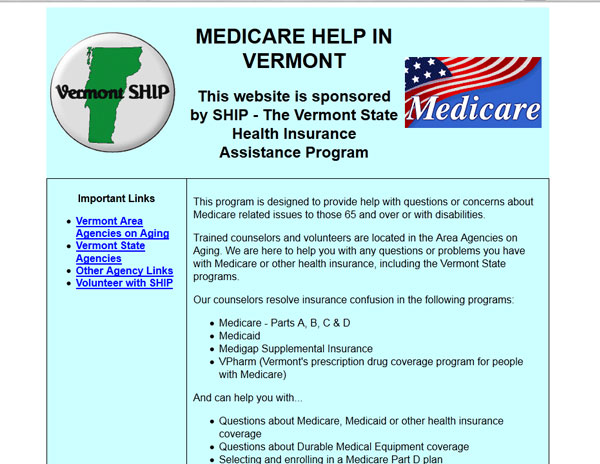 SHIP - The Vermont State Health Insurance Assistance Program